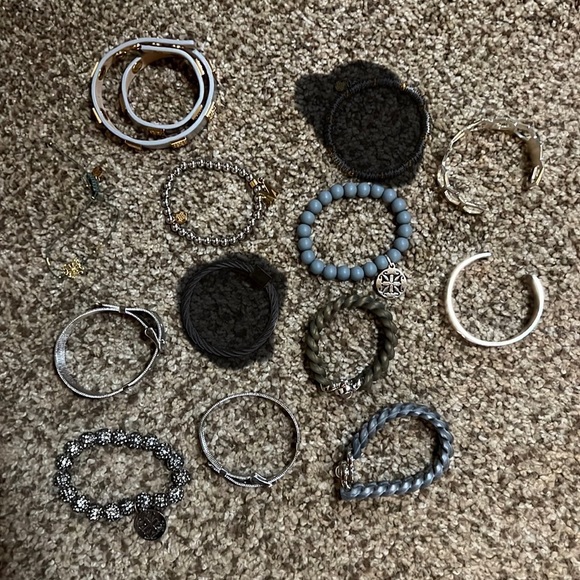 Rustic Cuff Jewelry - Rustic Cuff grey/silver bracelets EUC Buy 1 or buy them all